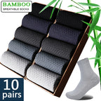 Bamboo Fiber Compression Socks – Men's Business Casual Dress for Comfort