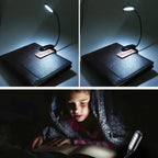 Mini LED Book Clip Light – Battery Powered Eye Protection for Night Reading