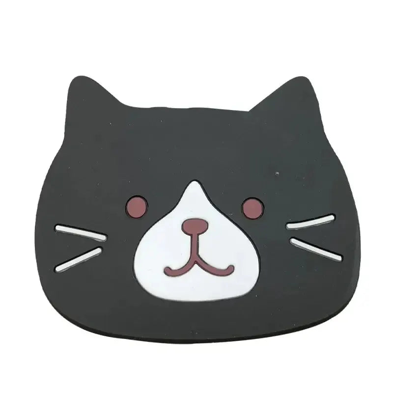 Silicone Cat Cup Coaster – Anti-Slip Heat Resistant Mat for Dining Table