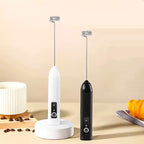 Electric Handheld Milk Frother – Portable Battery Foam Mixer for Coffee