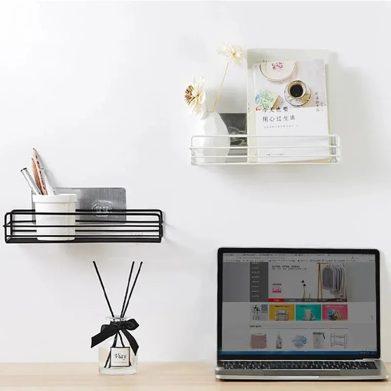 Bathroom Corner Storage Shelf – Wall Mounted Organizer for Shower