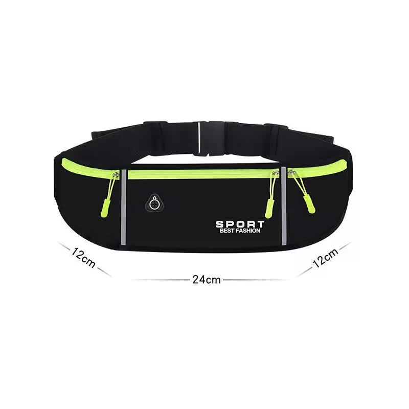 Running Waist Belt – Slim Fanny Pack for Mobile Phone Gym and Cycling
