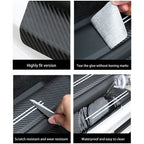 Carbon Fiber Trunk Sill Protector – Anti-Scratch Bumper Guard for DS Series