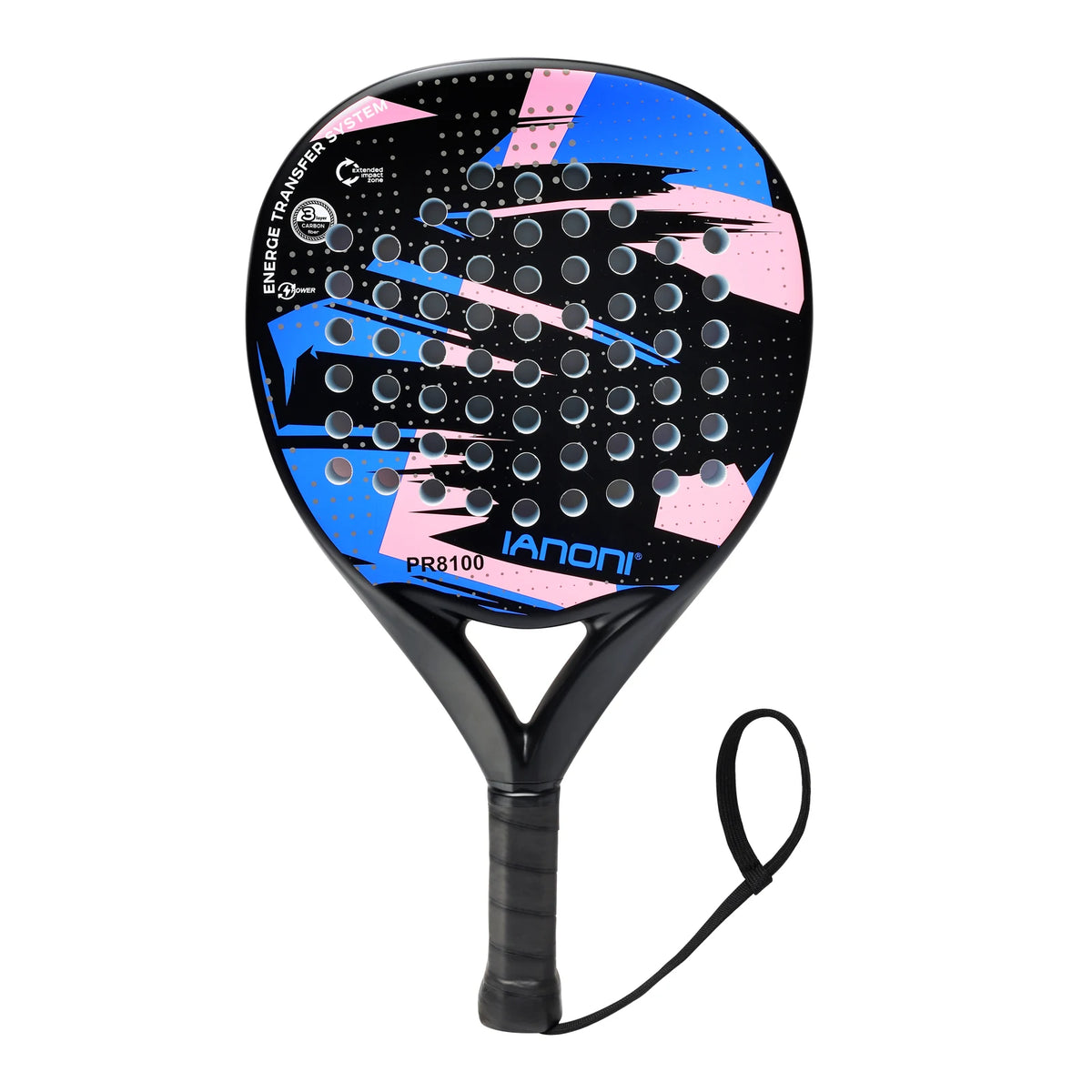 Carbon Fiber Padel Racket – EVA Memory Foam Core for Padel Tennis Matches