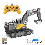 Alloy RC Excavator Toy – 2.4G Remote Control Engineering Truck for Kids