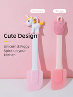 Silicone Unicorn Spatula – Heat-Resistant Kitchen Utensil for Baking