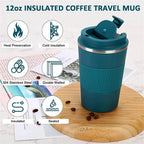 Stainless Steel Vacuum Insulated Mug – Leak-Proof Travel Cup for Outdoor Sports