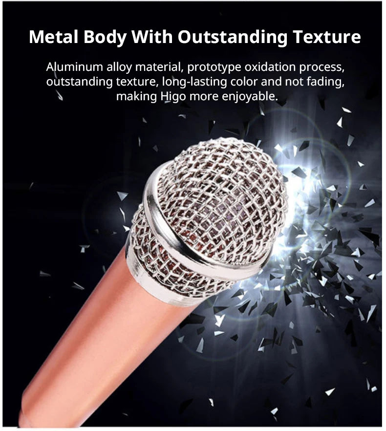 Mini Stereo Microphone – 3.5mm Handheld Mic for Phone Laptop Karaoke