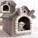Foldable Pet House – Removable Washable Bed for Small to Large Dogs and Cats
