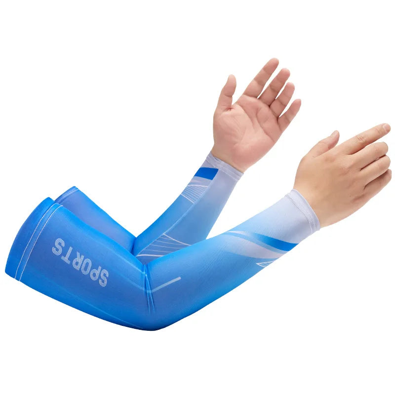 UV Protection Arm Sleeves – Cooling Ice Fabric for Outdoor Sports