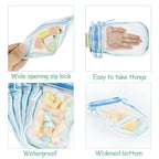 Reusable Mason Jar Zipper Bags – Leakproof Food Storage for Kitchen Snacks