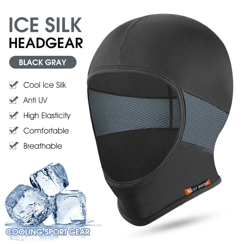 Summer Cooling Balaclava – UV Protection Face Mask for Cycling and Sports