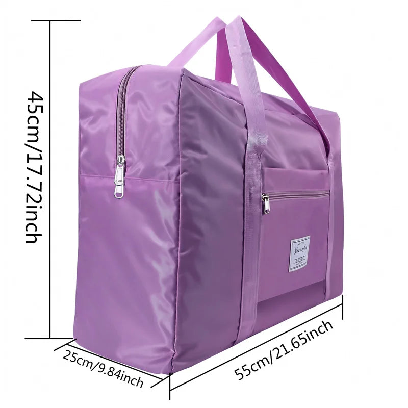 Folding Travel Duffel Bag – Waterproof Large Capacity Hand Luggage for Trips
