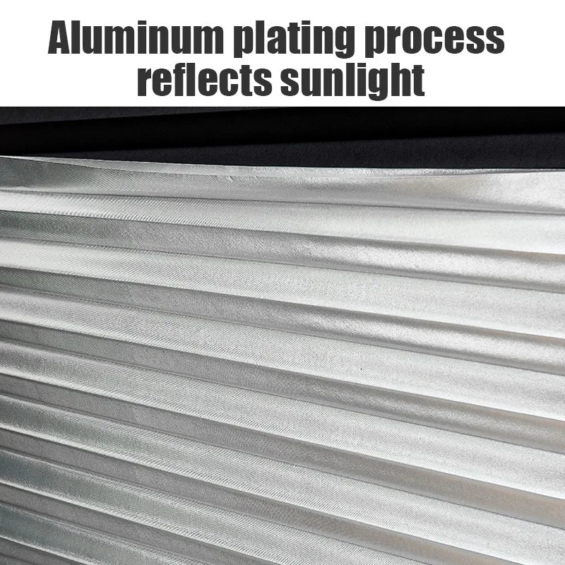 Self-Adhesive Pleated Blinds – Half Blackout Privacy Shades for Home Windows