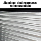 Self-Adhesive Pleated Blinds – Half Blackout Privacy Shades for Home Windows