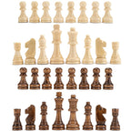 Staunton Wooden Chess Pieces – 8cm King Standard Set for Tournament Play