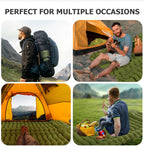 Inflatable Sleeping Pad – Built-in Pillow for Camping Hiking and Travel