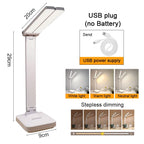 Dimmable LED Desk Lamp – Rechargeable Eye Protection for Bedroom Study