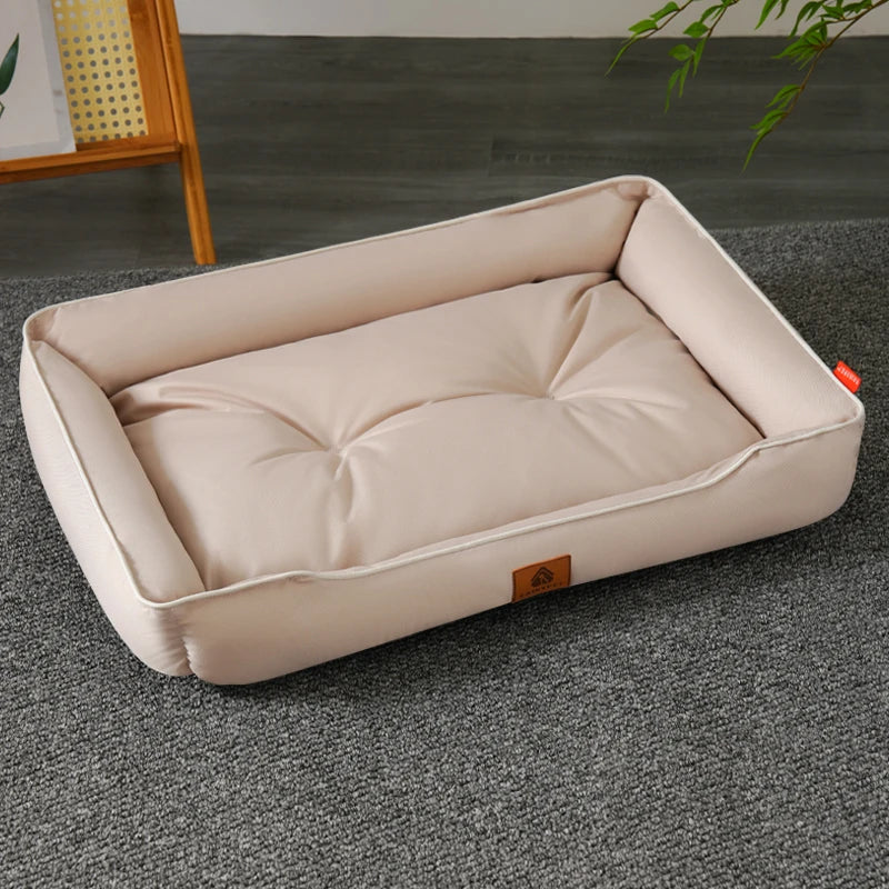 Waterproof Oxford Dog Bed – Thickened PP Cotton Mat for All Seasons