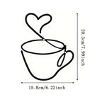 Metal Coffee Wall Art – Rustic Iron Signs for Coffee Shop Decor
