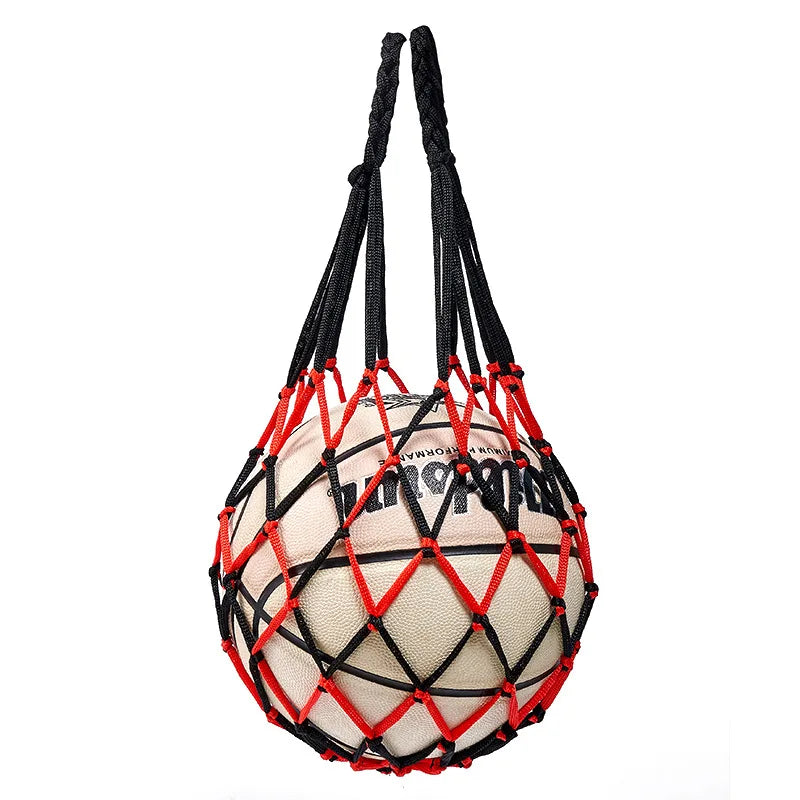 Nylon Ball Storage Bag – Portable Mesh Carry Holder for Soccer and Sports