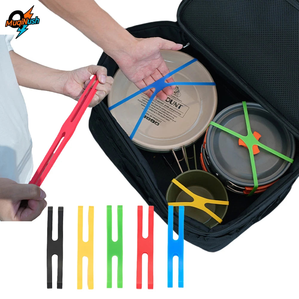 Silicone Rubber Bands – High Elasticity Wrapping Ties for Outdoor Camping