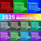 Bluetooth LED RGB Neon Strip – Waterproof Flexible Lights for Outdoor Pool Decor