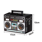 Retro Boom Box Candy Boxes – Paper Gift Containers for 80s 90s Hip Hop Parties