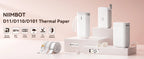 Waterproof Thermal Label Stickers – Adhesive Paper for D11/D110/D101 Printers