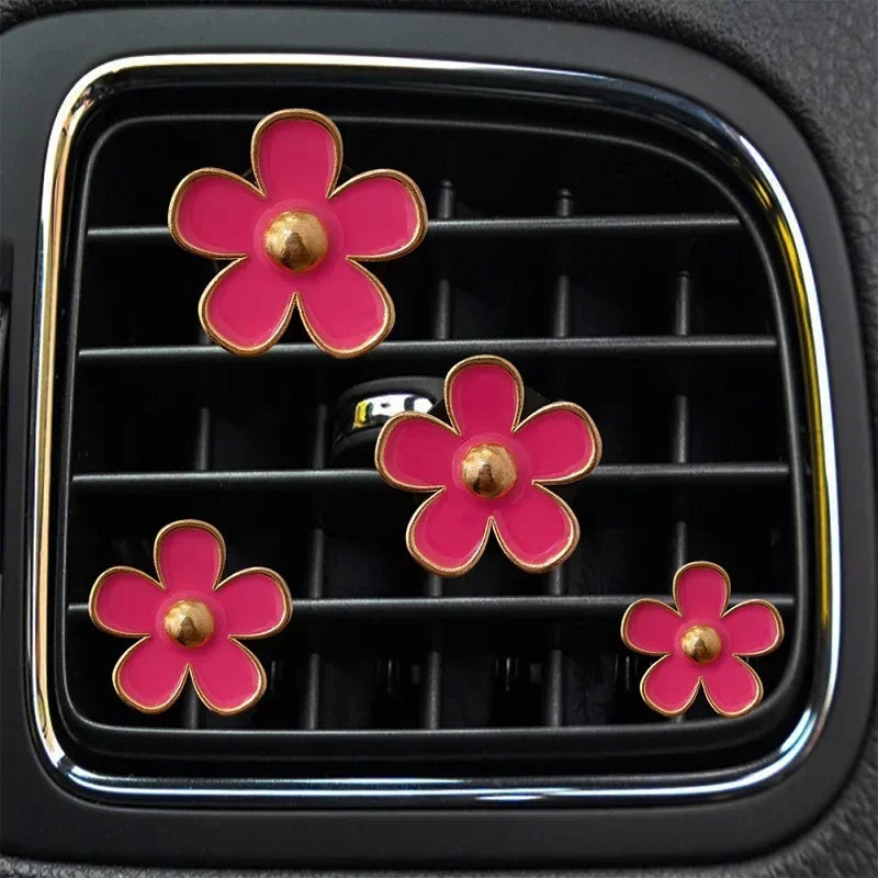 Flower Car Vent Diffuser – Cute Aromatherapy Clip for Auto Air Freshener