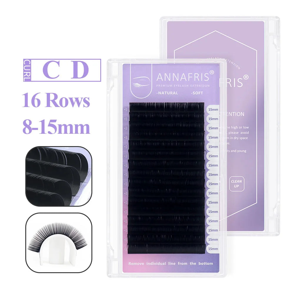 Easy Fanning Volume Lashes – Premium Matte Soft Extensions for Eyelash Artistry