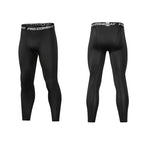 Mens Compression Tights – Moisture Wicking Baselayer for Athletic Workout