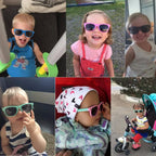 Silicone Kids Sunglasses – UV400 TR90 Goggles for Outdoor UV Protection