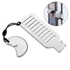 Portable Metal Door Lock – Punch-Free Security Latch for Hotel and Travel