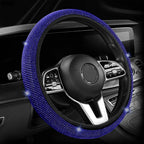 Crystal Rhinestone Steering Wheel Cover – Sparkling Auto Interior Decoration