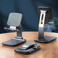 Foldable ABS Desktop Stand – Portable Holder for Mobile Phone and Tablet