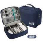 Waterproof Travel Cable Organizer – Double Layer Case for Electronics
