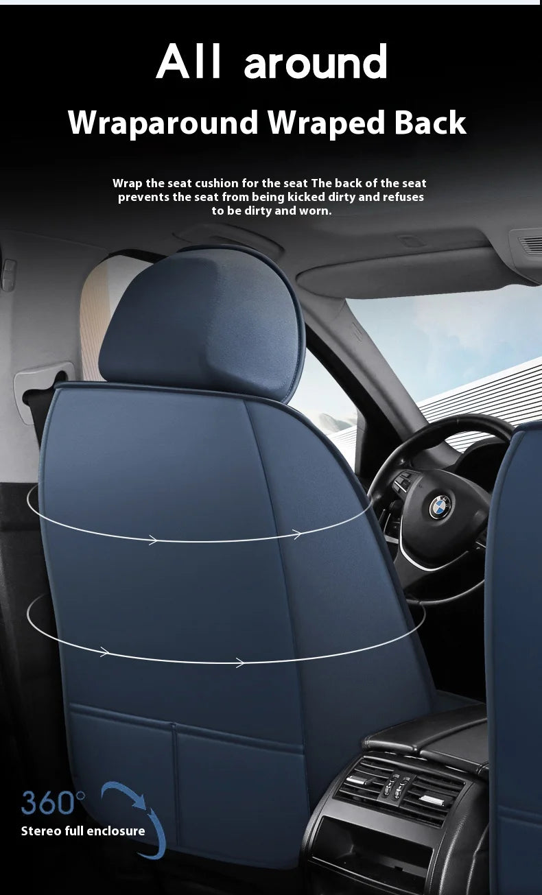 Universal Front Car Seat Covers – Durable Breathable Protector for SUVs Sedans