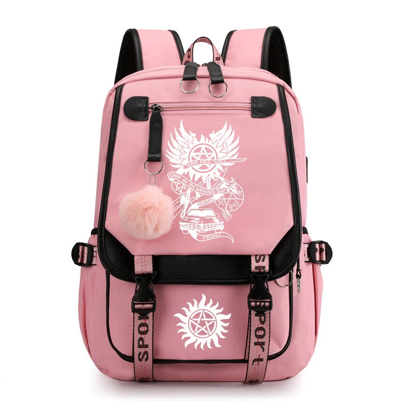 Large Capacity Travel Backpack – Laptop School Bag for Men and Women