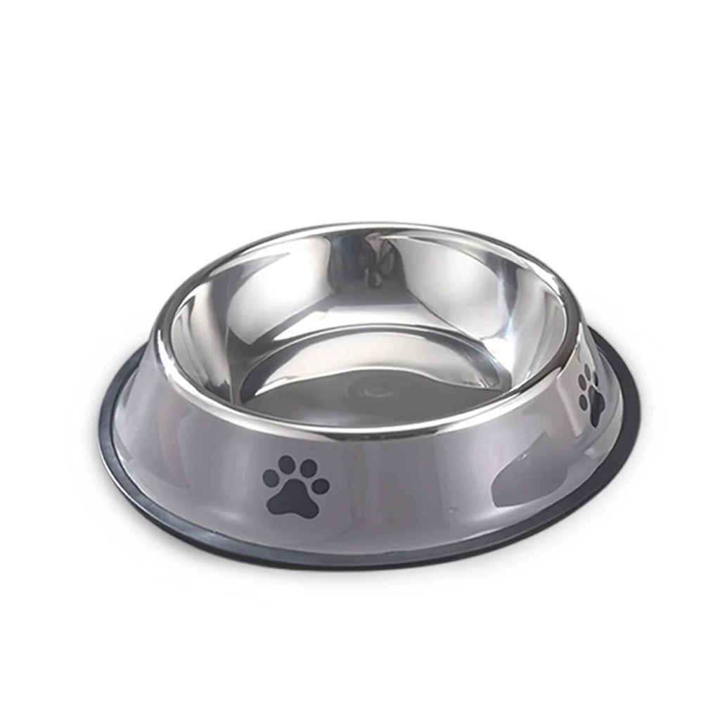 Stainless Steel Pet Bowl – Durable Anti-fall Food Bowl for Dogs and Cats