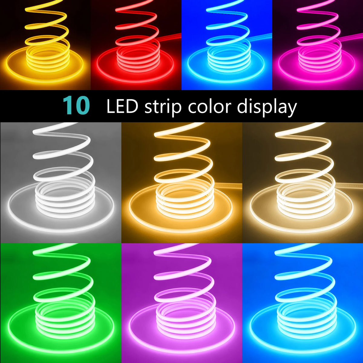 Waterproof COB LED Strip – Flexible Linear Lighting for Home Decor