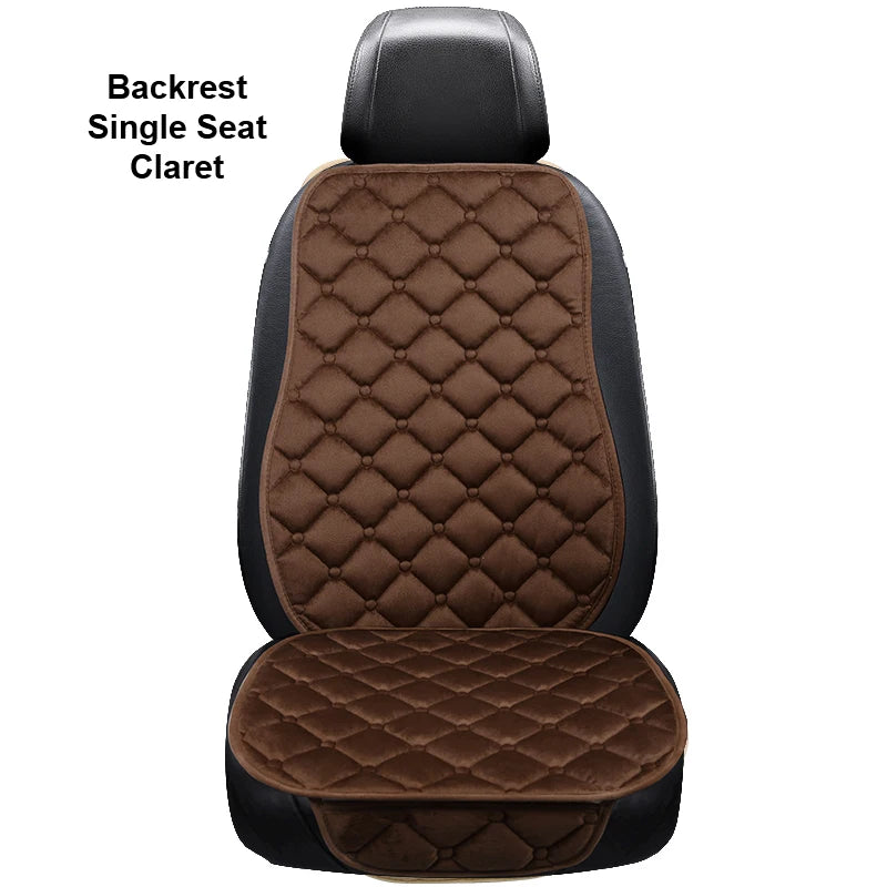 Universal Plush Car Seat Cushion – Winter Warmth for Automotive Interior