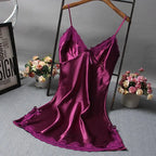Lace Patchwork Camisole Nightdress – Sexy Sleepwear for Wedding Night