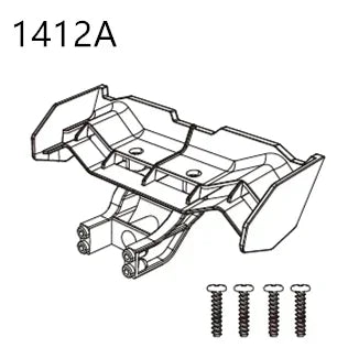 RC Car Spare Parts – Differential Shock and Tire Set for 1/14 Scale Models