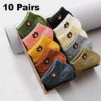 Cute Bear Low Tube Socks – Breathable Cotton Casual Footwear for Women