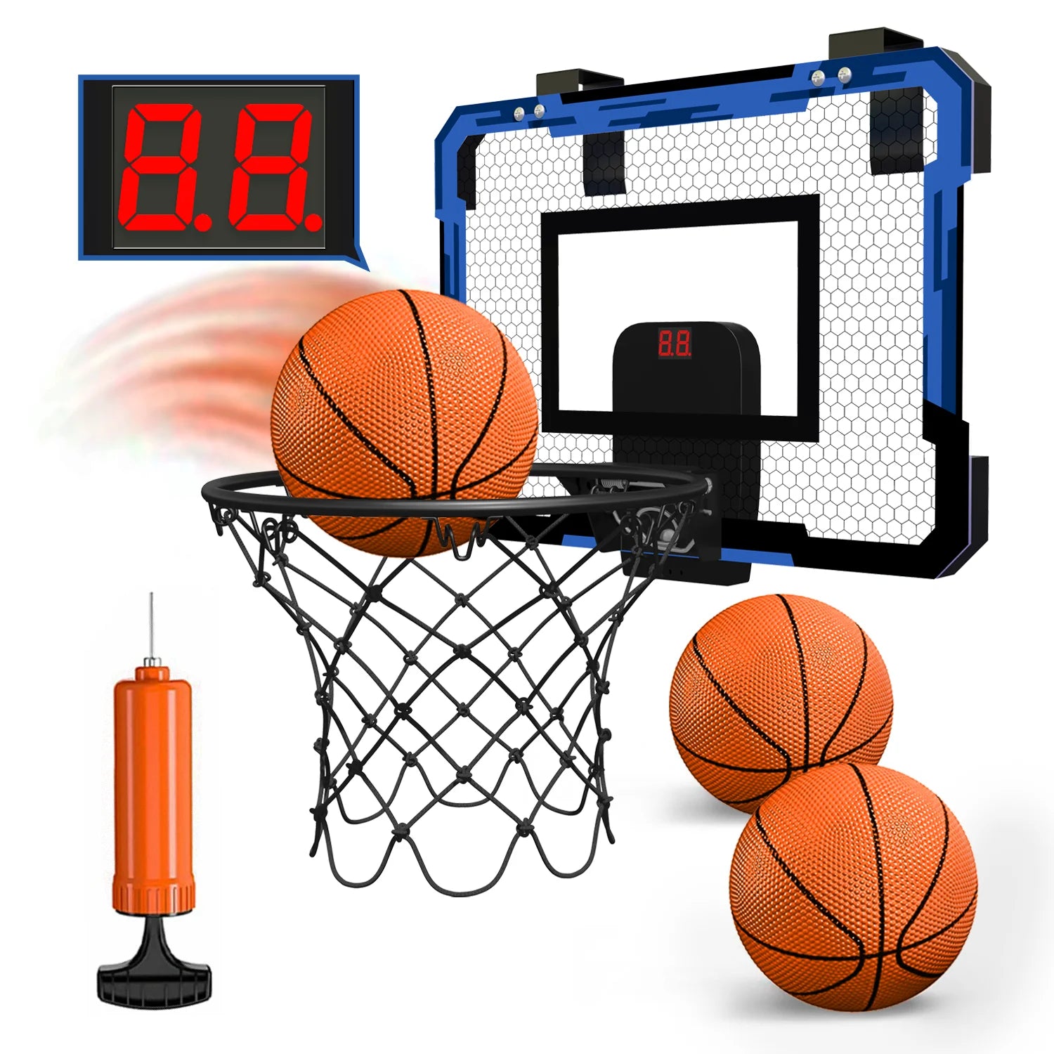 Wall-Mounted Basketball Hoop – Indoor Training Toy for Kids Outdoor Play