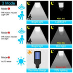 Solar Motion Sensor Wall Lamp – Waterproof Security Lighting for Garden Patio