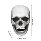 Full Head Skull Mask – Realistic Moveable Jaw for Halloween Cosplay