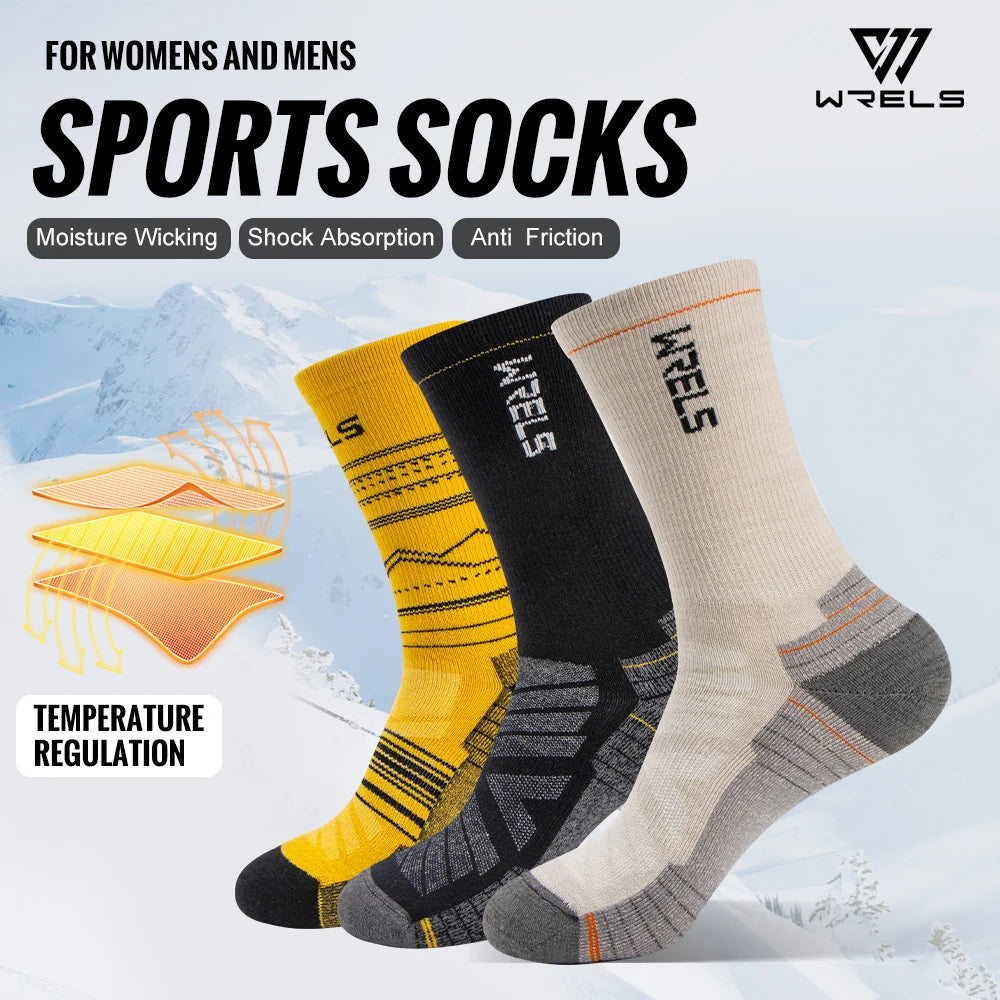 Merino Wool Hiking Socks – Lightweight Mid-Calf Performance for Outdoor Sports