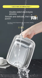 316 Stainless Steel Bento Box – Leak-Proof Food Container for Camping Lunch